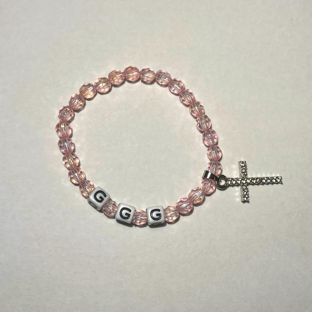 Pink GGG (Give God Glory) Faith Bracelet 🩷